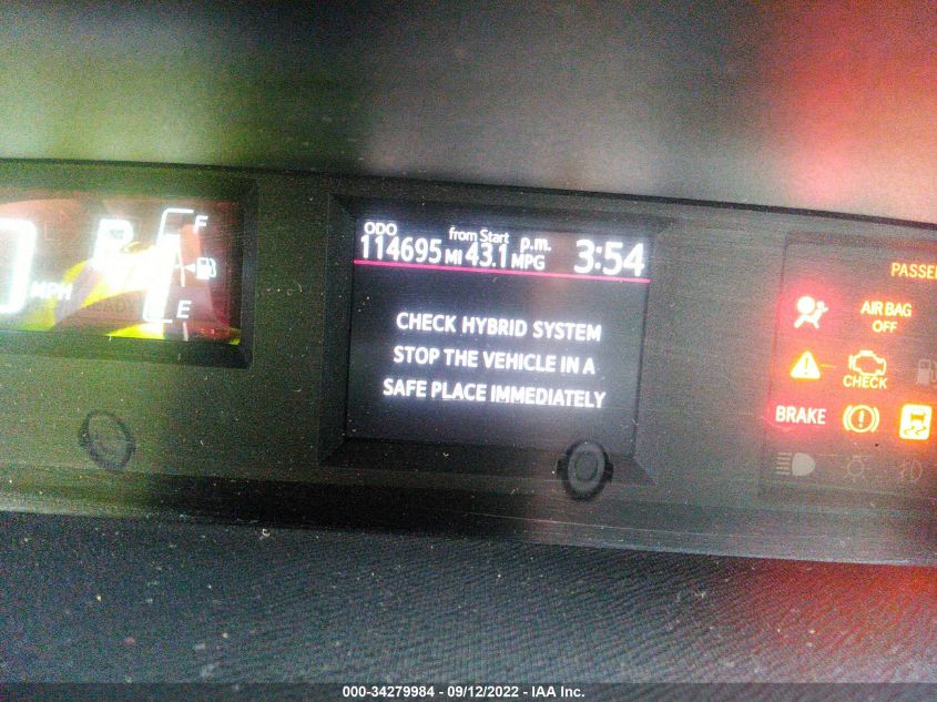 2015 TOYOTA PRIUS C ONE/TWO/THREE/FOUR JTDKDTB34F1105844