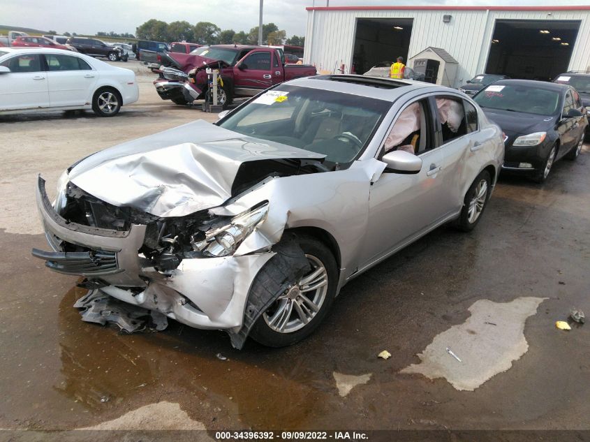 2013 INFINITI G37 SEDAN X JN1CV6AR0DM767282