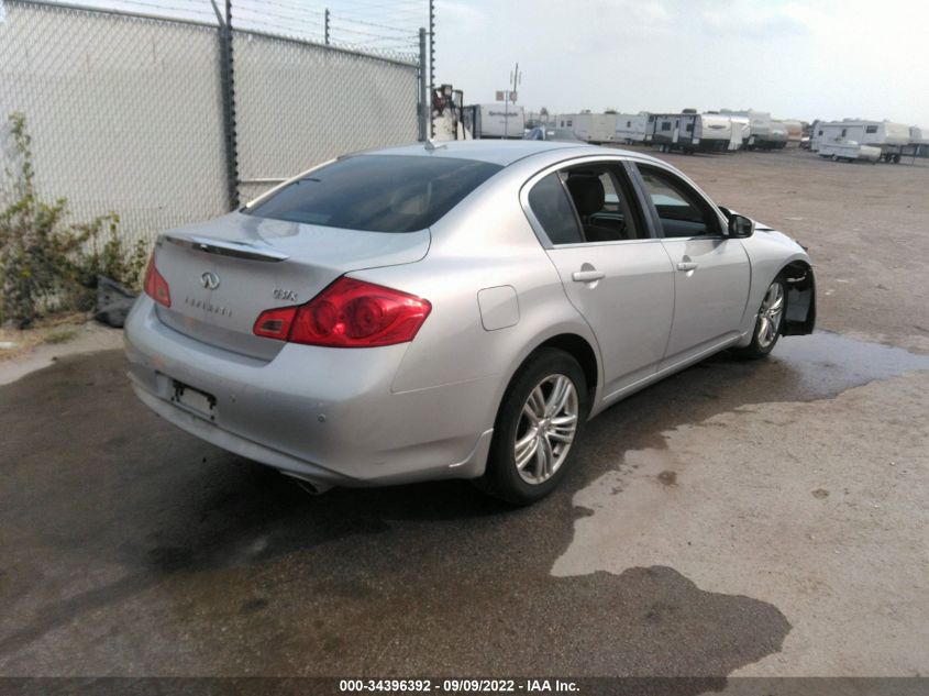 2013 INFINITI G37 SEDAN X JN1CV6AR0DM767282