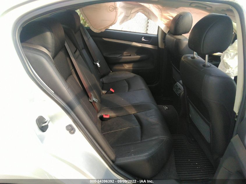 2013 INFINITI G37 SEDAN X JN1CV6AR0DM767282