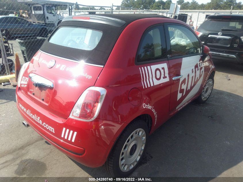 2015 FIAT 500C POP 3C3CFFDR8FT582212