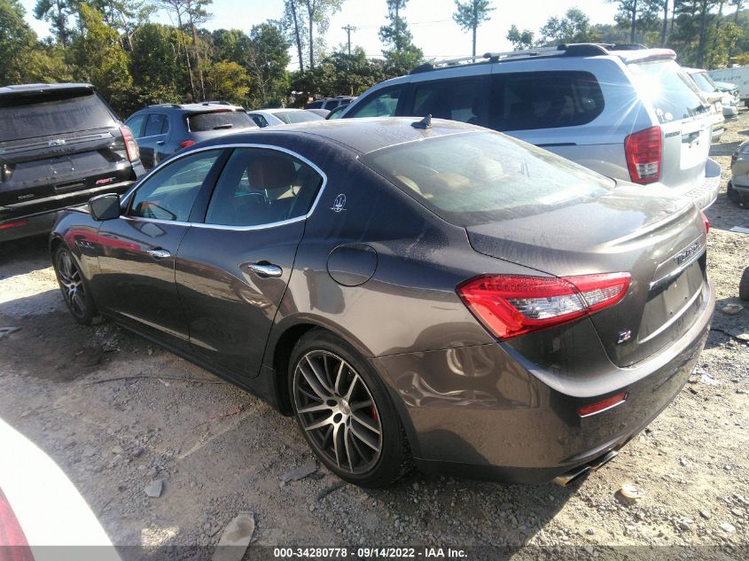2014 MASERATI GHIBLI S Q4 ZAM57RTA3E1088890