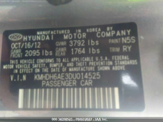2013 HYUNDAI ELANTRA COUPE GS KMHDH6AE3DU014525