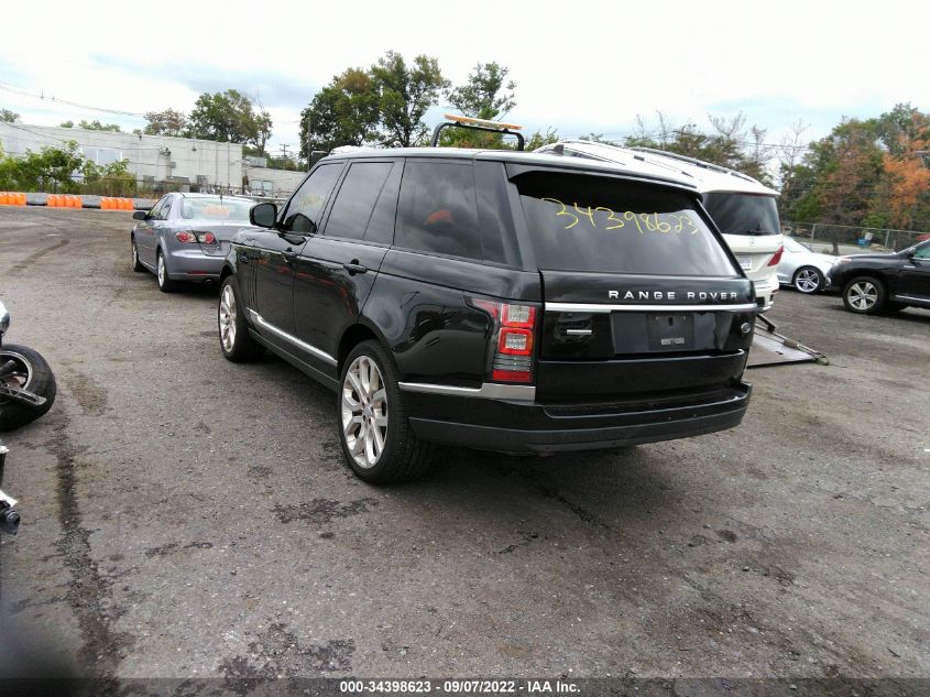 2016 LAND ROVER RANGE ROVER SUPERCHARGED SALGS2EF6GA306148