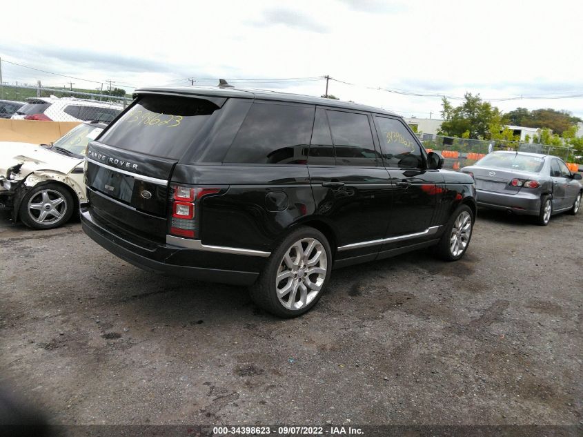 2016 LAND ROVER RANGE ROVER SUPERCHARGED SALGS2EF6GA306148