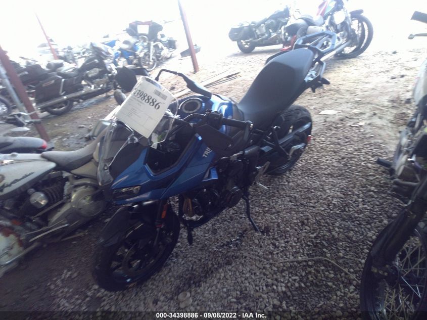2022 TRIUMPH MOTORCYCLE TIGER SPORT 660 SMTL20UL4NTAX6729