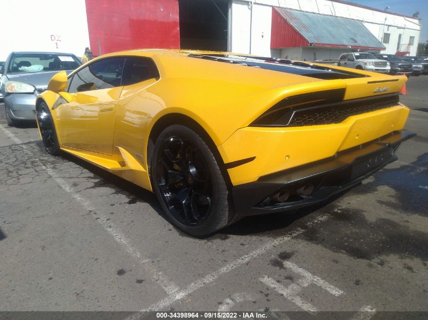 2015 LAMBORGHINI HURACAN ZHWUC1ZFXFLA03365