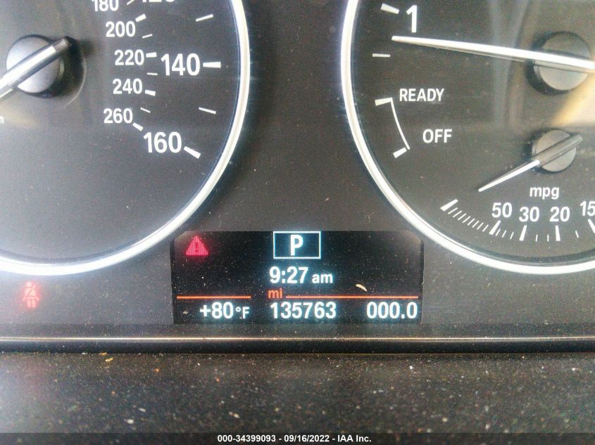 2014 BMW 3 SERIES GRAN TURISMO 328I XDRIVE WBA3X5C57ED556221