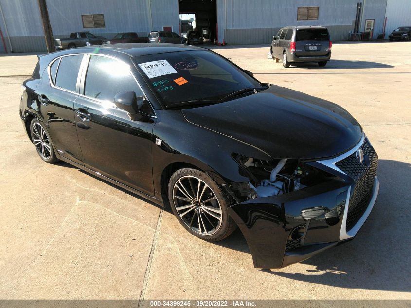 2014 LEXUS CT 200H HYBRID - JTHKD5BH4E2178307