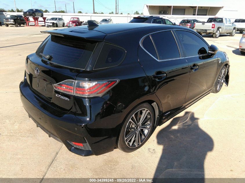 2014 LEXUS CT 200H HYBRID - JTHKD5BH4E2178307