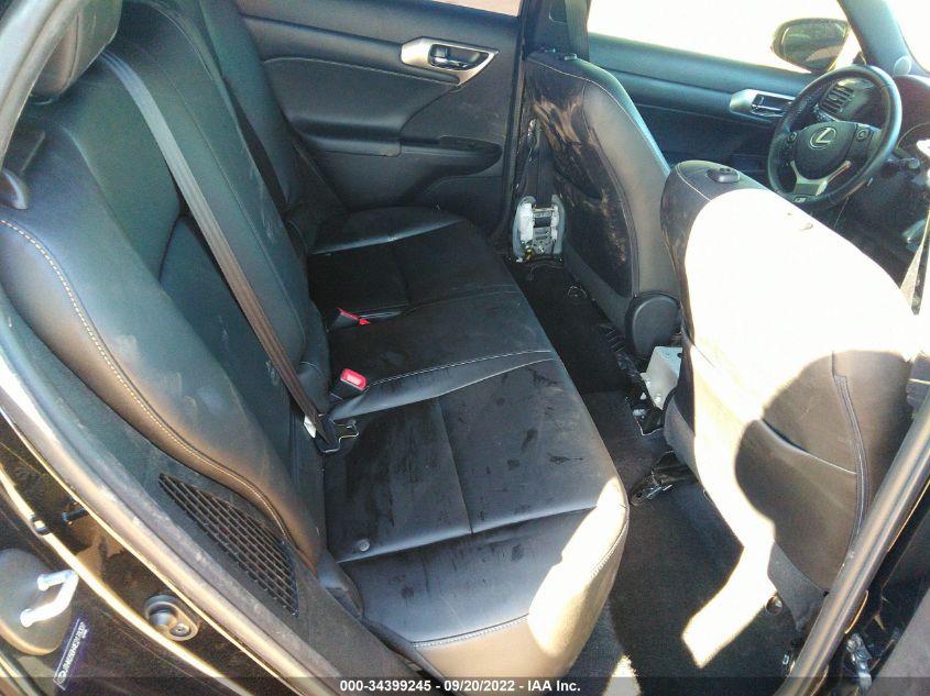 2014 LEXUS CT 200H HYBRID - JTHKD5BH4E2178307
