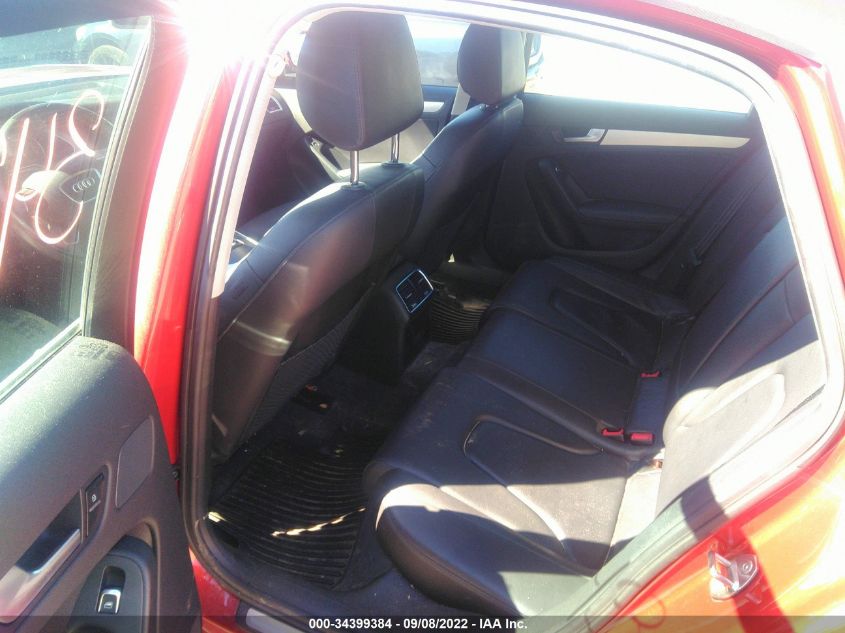 2013 AUDI A4 PREMIUM PLUS WAUFFAFL7DN047998