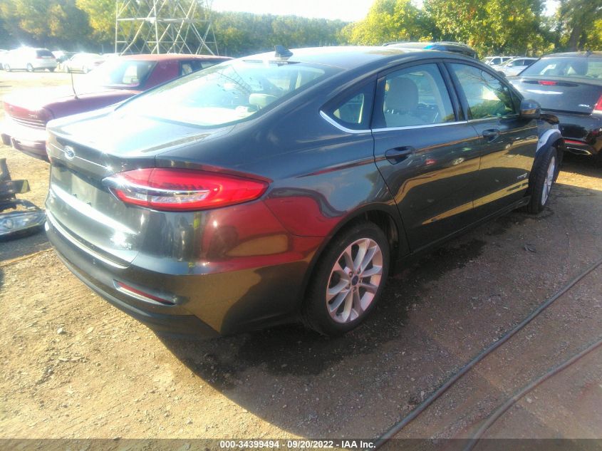 2019 FORD FUSION HYBRID SE 3FA6P0LU9KR189101