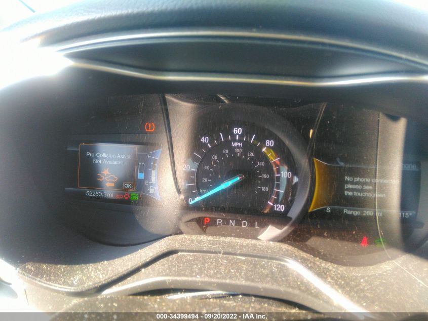 2019 FORD FUSION HYBRID SE 3FA6P0LU9KR189101