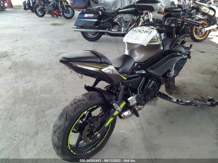 2021 KAWASAKI EX650 N ML5EXEN19MDA47717
