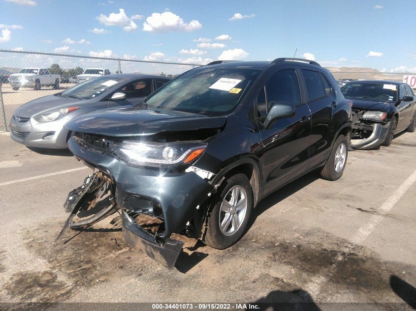 VIN KL7CJPSM2NB511592 2022 CHEVROLET TRAX LT