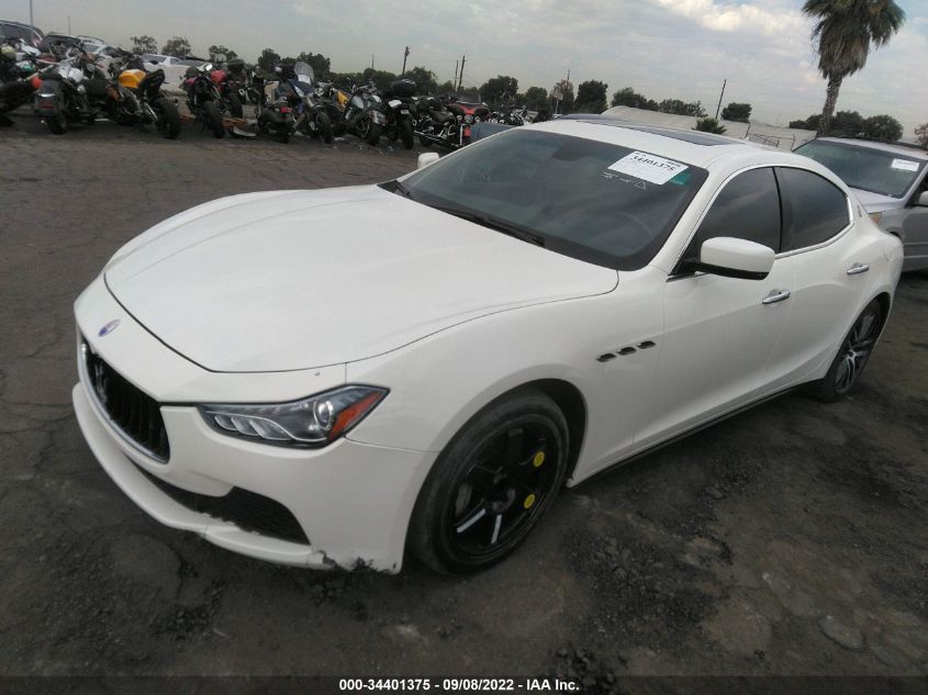 2014 MASERATI GHIBLI ZAM57XSA7E1091572