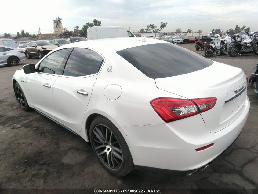 2014 MASERATI GHIBLI ZAM57XSA7E1091572