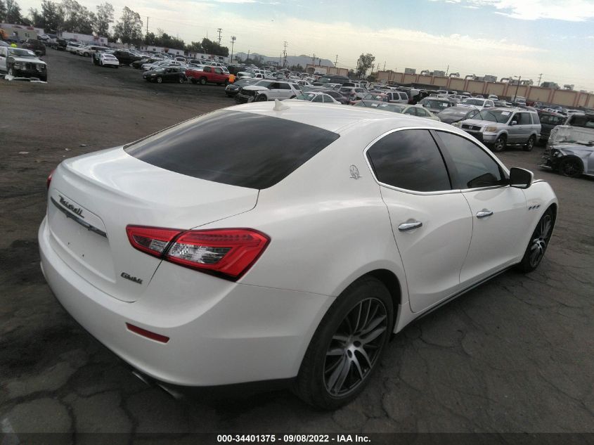 2014 MASERATI GHIBLI ZAM57XSA7E1091572