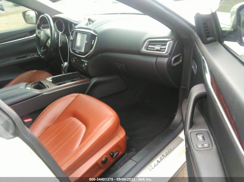 2014 MASERATI GHIBLI ZAM57XSA7E1091572