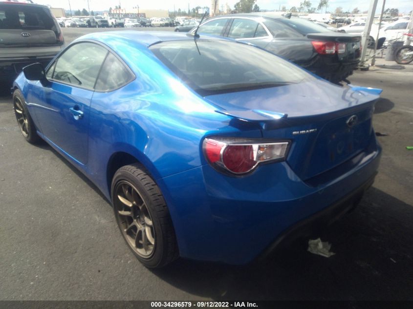 2013 SUBARU BRZ LIMITED JF1ZCAC12D1603725