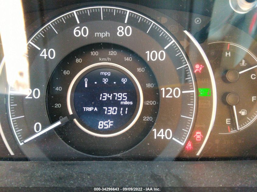 2013 HONDA CR-V EX-L - 2HKRM4H77DH663966