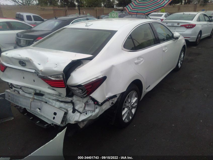 2014 LEXUS ES 300H HYBRID JTHBW1GG2E2047153