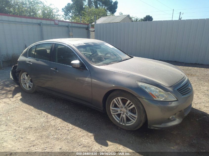 2013 INFINITI G37 SEDAN X JN1CV6AR5DM350868