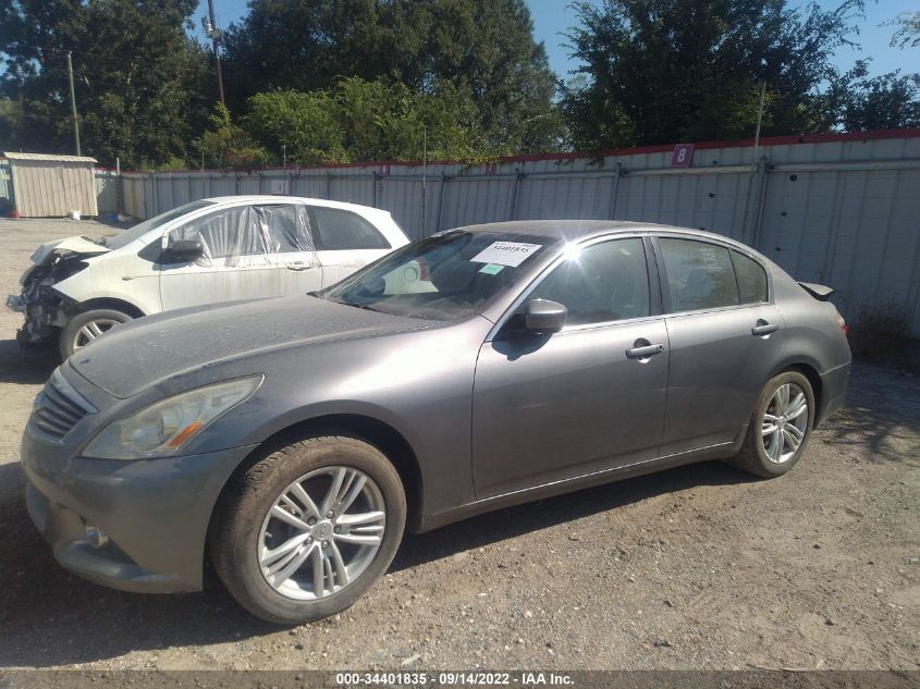2013 INFINITI G37 SEDAN X JN1CV6AR5DM350868