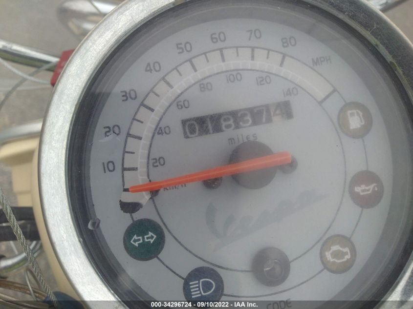 2013 VESPA LX 150IE ZAPM688F6D5201951