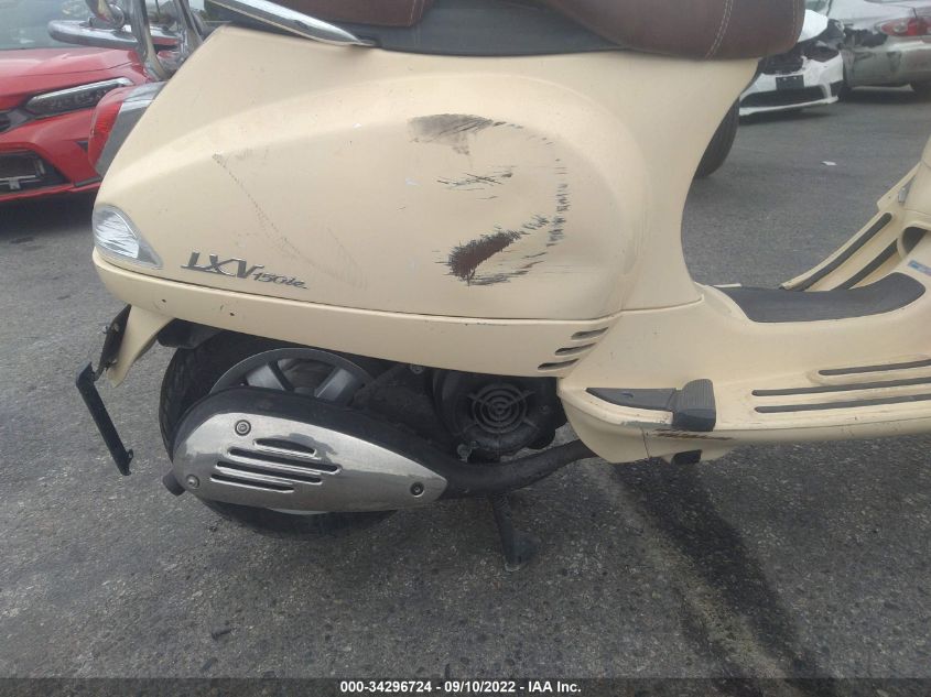 2013 VESPA LX 150IE ZAPM688F6D5201951