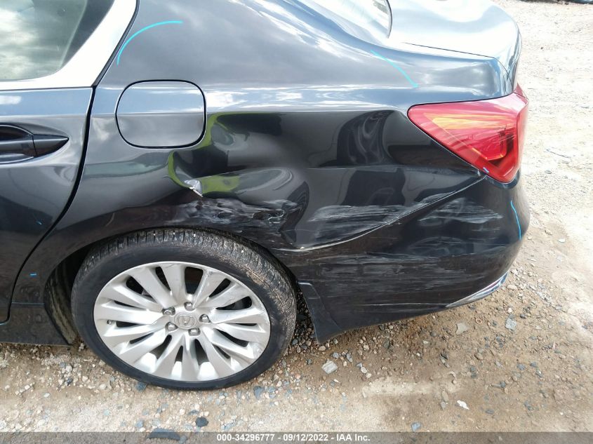 2014 ACURA RLX TECH PKG JH4KC1F56EC007337