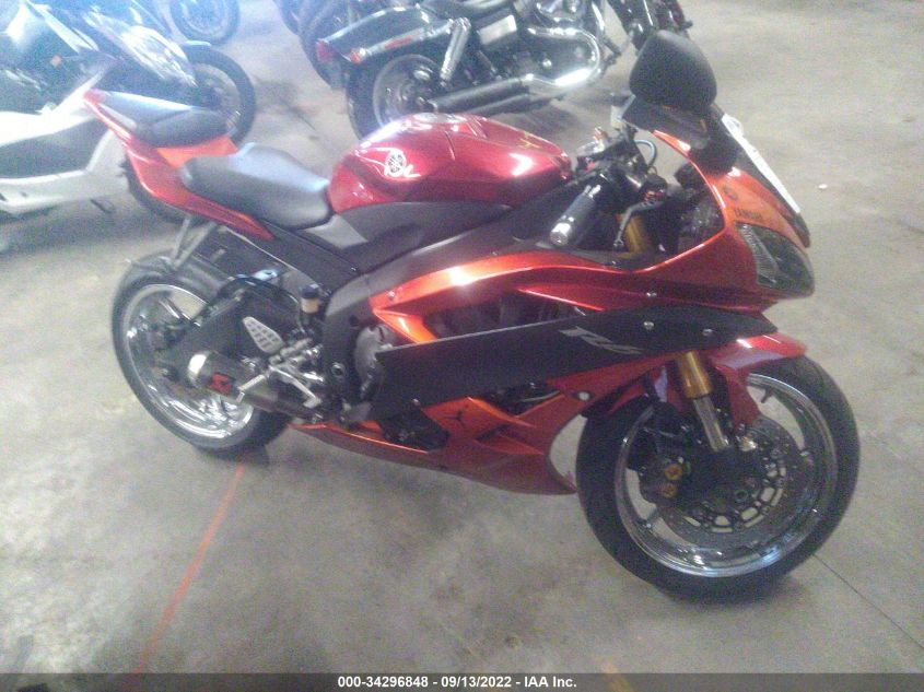 2007 YAMAHA YZFR6 L JYARJ12E47A020013