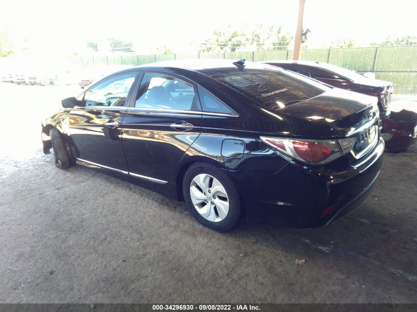 2013 HYUNDAI SONATA HYBRID KMHEC4A46DA074864