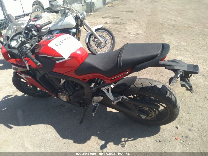 2018 HONDA CBR650 F MLHRC7407J5400088