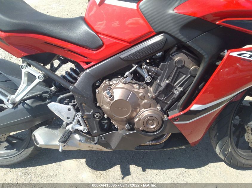 2018 HONDA CBR650 F MLHRC7407J5400088