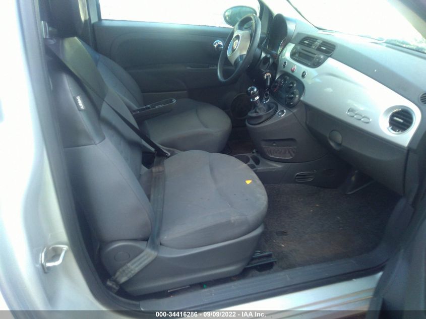 2013 FIAT 500 POP 3C3CFFAR0DT513340