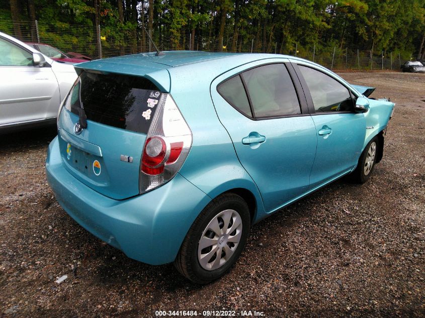 2013 TOYOTA PRIUS C ONE/TWO/THREE/FOUR JTDKDTB32D1043275