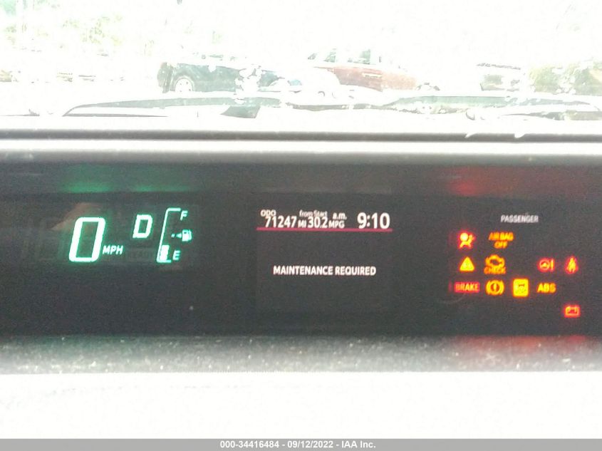 2013 TOYOTA PRIUS C ONE/TWO/THREE/FOUR JTDKDTB32D1043275