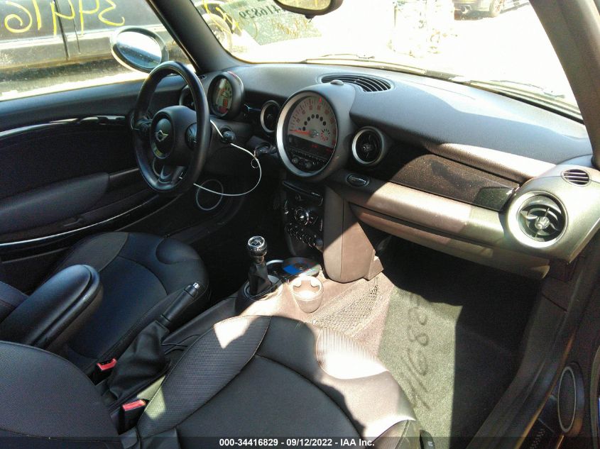 2013 MINI COOPER HARDTOP S WMWSV3C53DT478885