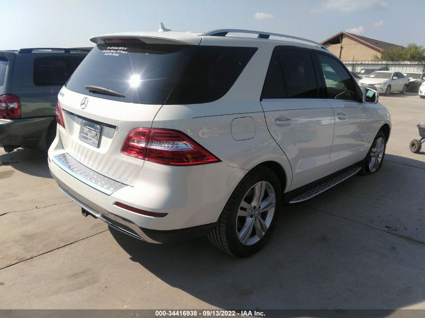 2013 MERCEDES-BENZ M-CLASS ML 350 4JGDA5JB5DA214456