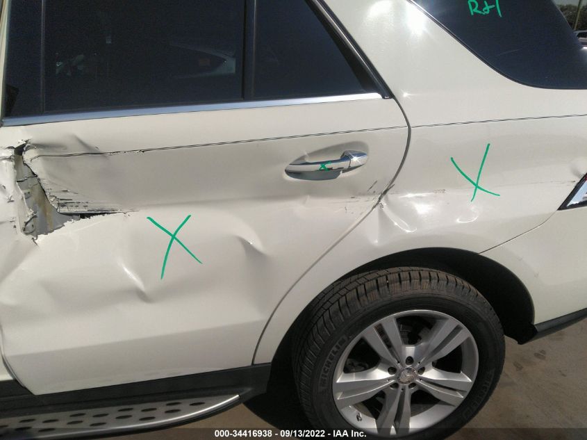 2013 MERCEDES-BENZ M-CLASS ML 350 4JGDA5JB5DA214456