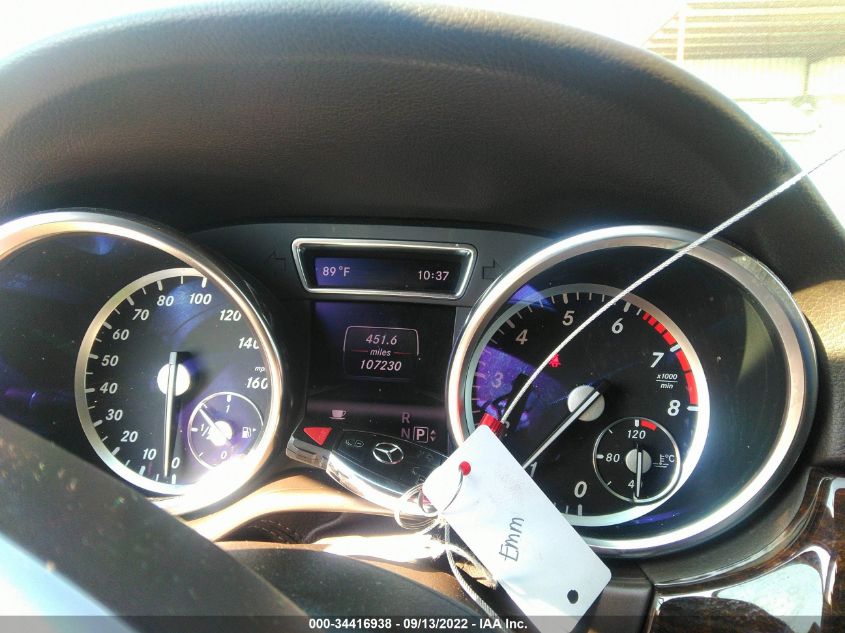 2013 MERCEDES-BENZ M-CLASS ML 350 4JGDA5JB5DA214456