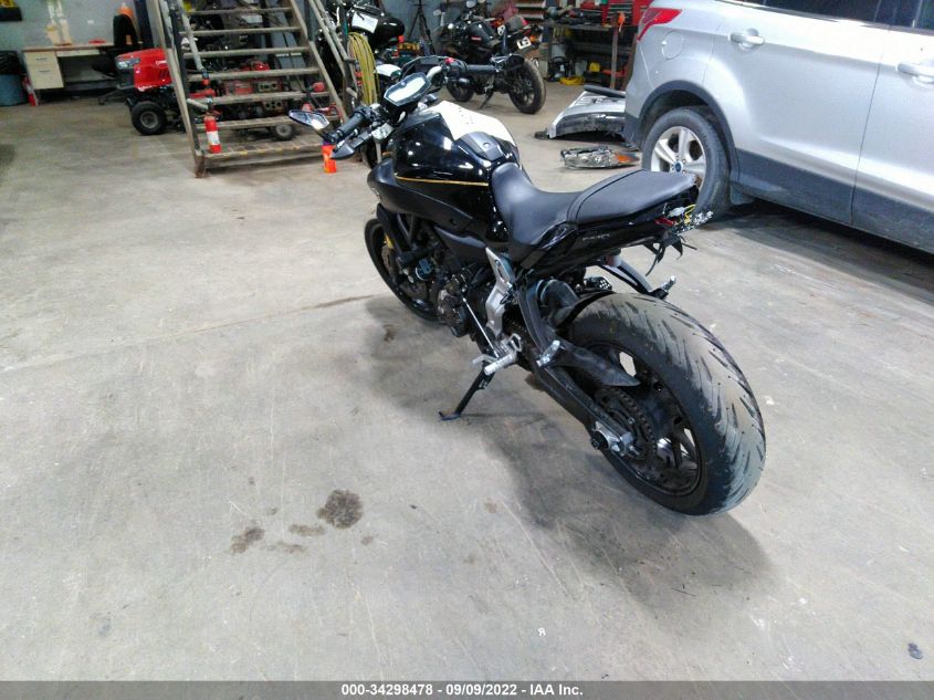 2016 YAMAHA FZ07 JYARM06EXGA007780
