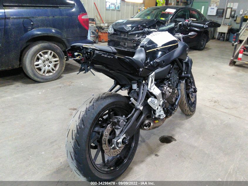 2016 YAMAHA FZ07 JYARM06EXGA007780