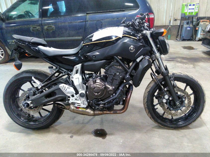 2016 YAMAHA FZ07 JYARM06EXGA007780