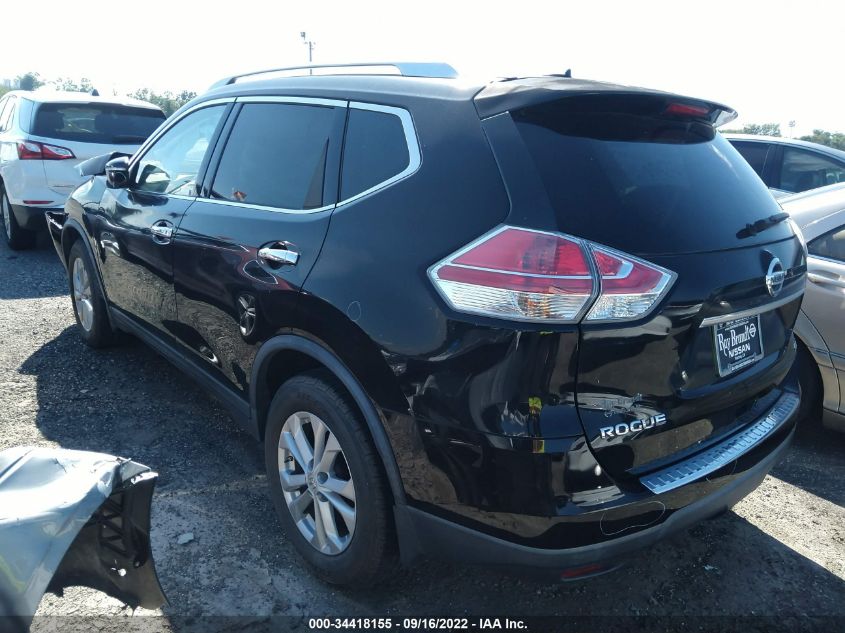 2015 NISSAN ROGUE SV KNMAT2MT2FP543233