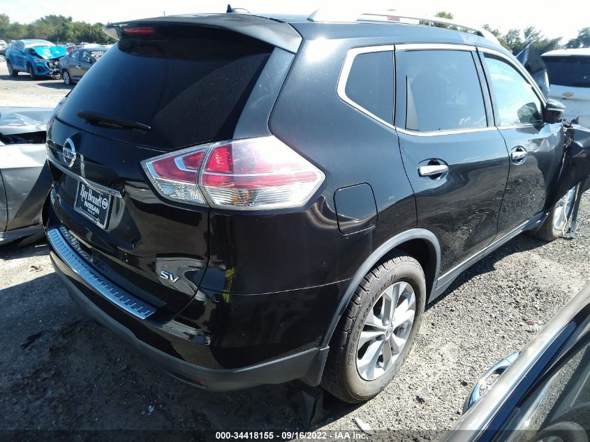 2015 NISSAN ROGUE SV KNMAT2MT2FP543233