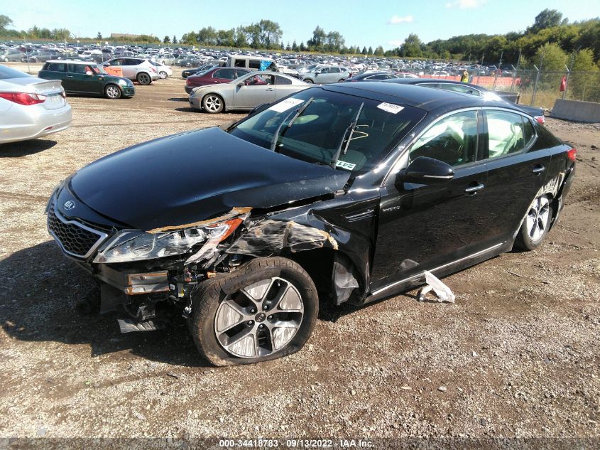 2013 KIA OPTIMA HYBRID EX KNAGM4AD8D5050243