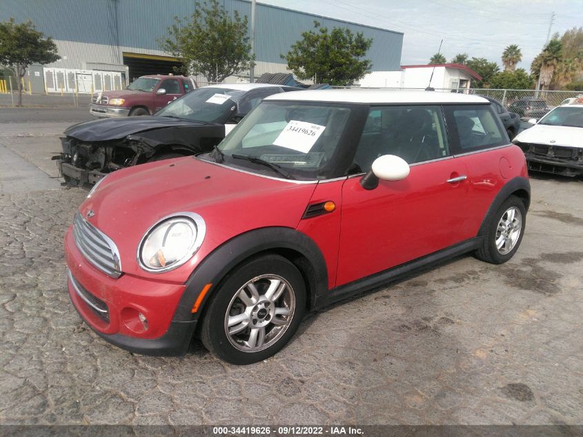 2013 MINI COOPER HARDTOP WMWSU3C50DT678092